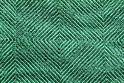 Wool scarf, diamond pattern, bright green, dark green, handmade, natural fibres, Peruvian highland wool, made in Canada